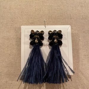 Stella&Dot feather earrings